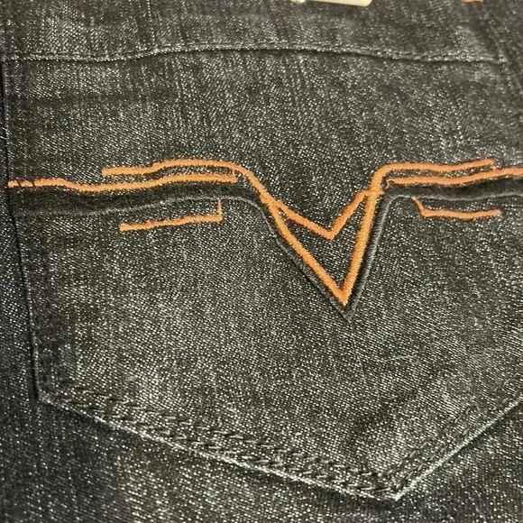 Y2K, VTG, ORANGE RIVER ,NWT men black jeans 40x33,relax fit ,zipper TOM STYLE - Picture 13 of 14